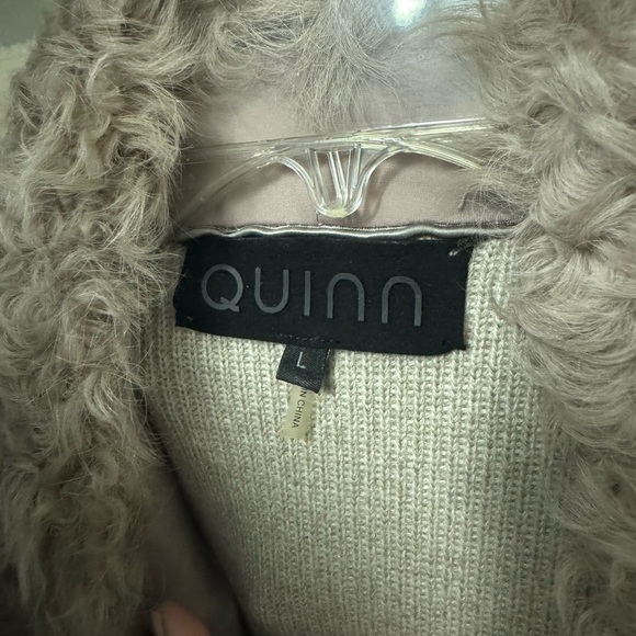 Quinn genuine lambs fur vest L - Picture 3 of 3